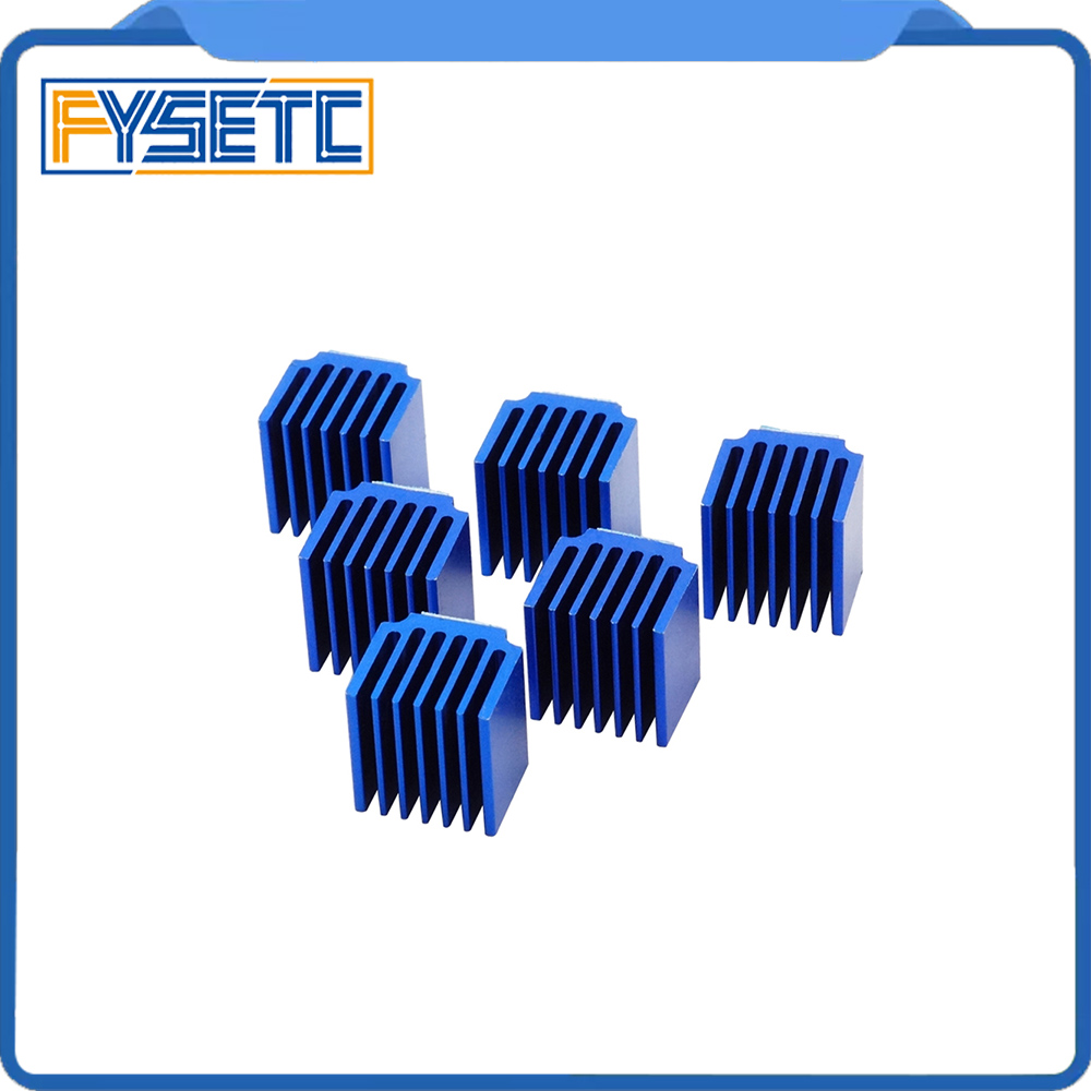 8pcs/многу 3D Печатач Делови Stepper Моторни Возачот Топлина Тоне Ладење Блок Heatsink За TMC2100 LV8729 DRV8825 Вози