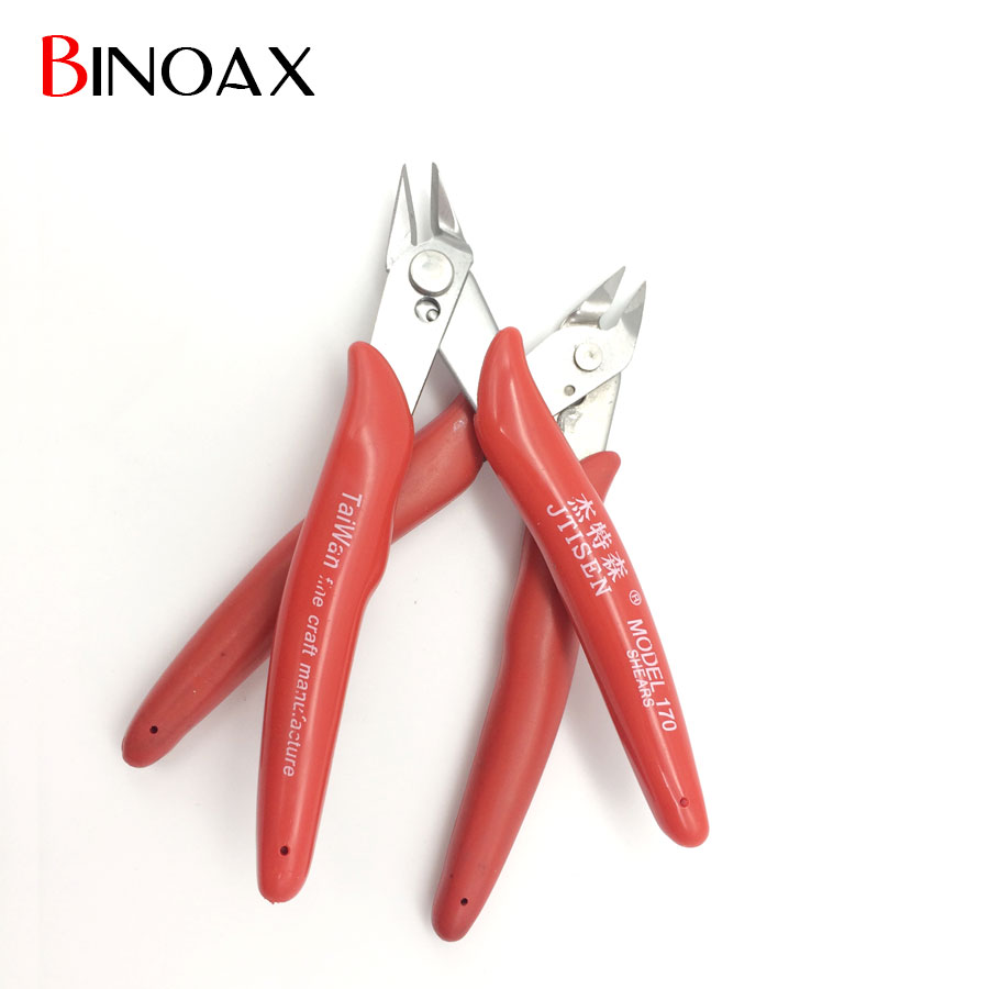 Binoax 5 инчен Црвено Електрична Жица Кабел Секачи Сечење Страна Snips Флеш Клешти Nipper Рака Алатки
