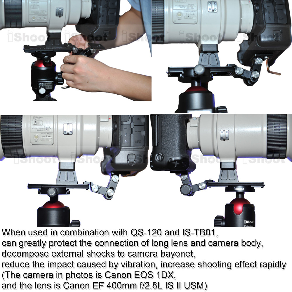 Tripod Планината Прстен База Поддршка Јака Стојат Камера за Брзо Ослободување Плоча Долго Фокус Леќа Носителот за Canon EF 500mm f/4L IS II USM