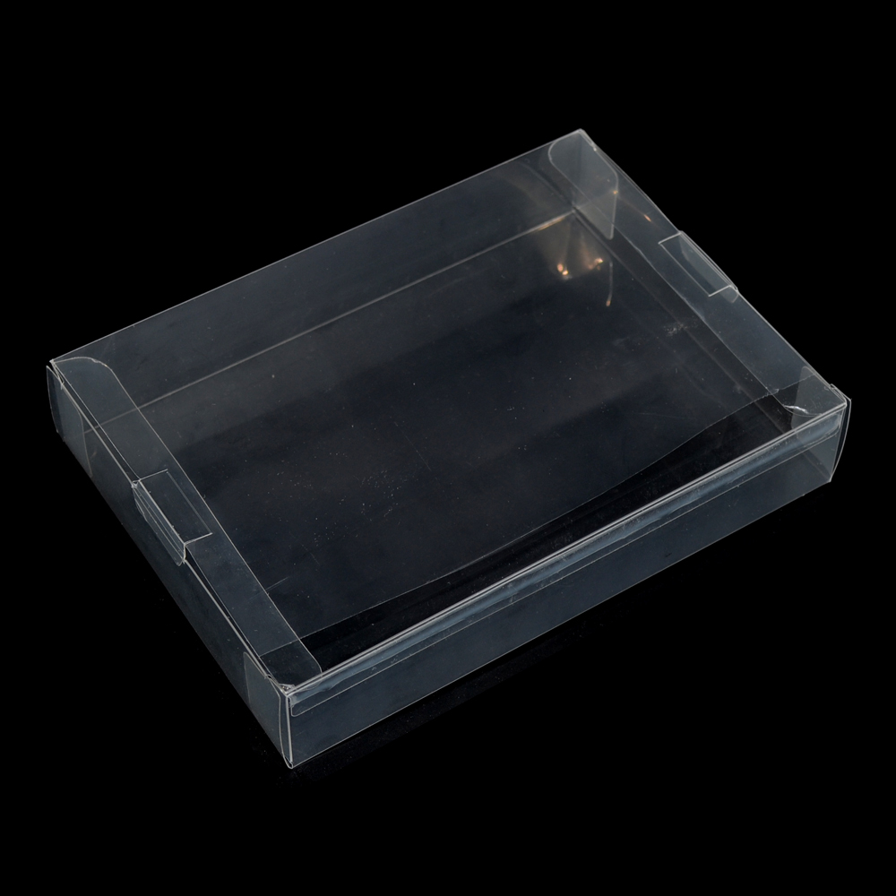 100pcs/многу Јасен и транспарентен за SNES за N64 Игра кутија Заштитник Случај CIB игри пластични ПЕТ Заштитник за Nintendo игра кутии