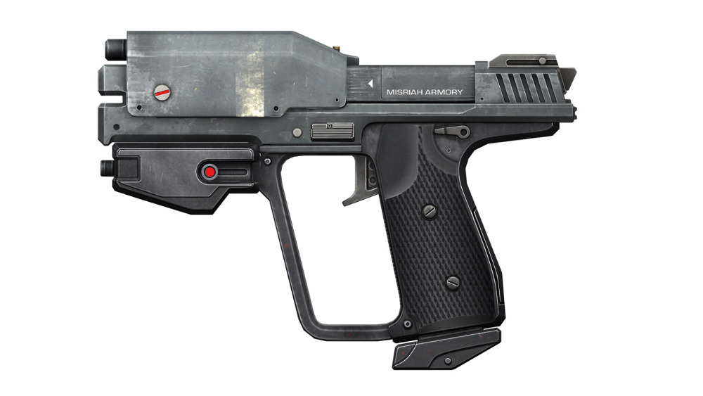 Ореол M6D Пиштол/Пиштол 3D Хартија Модел