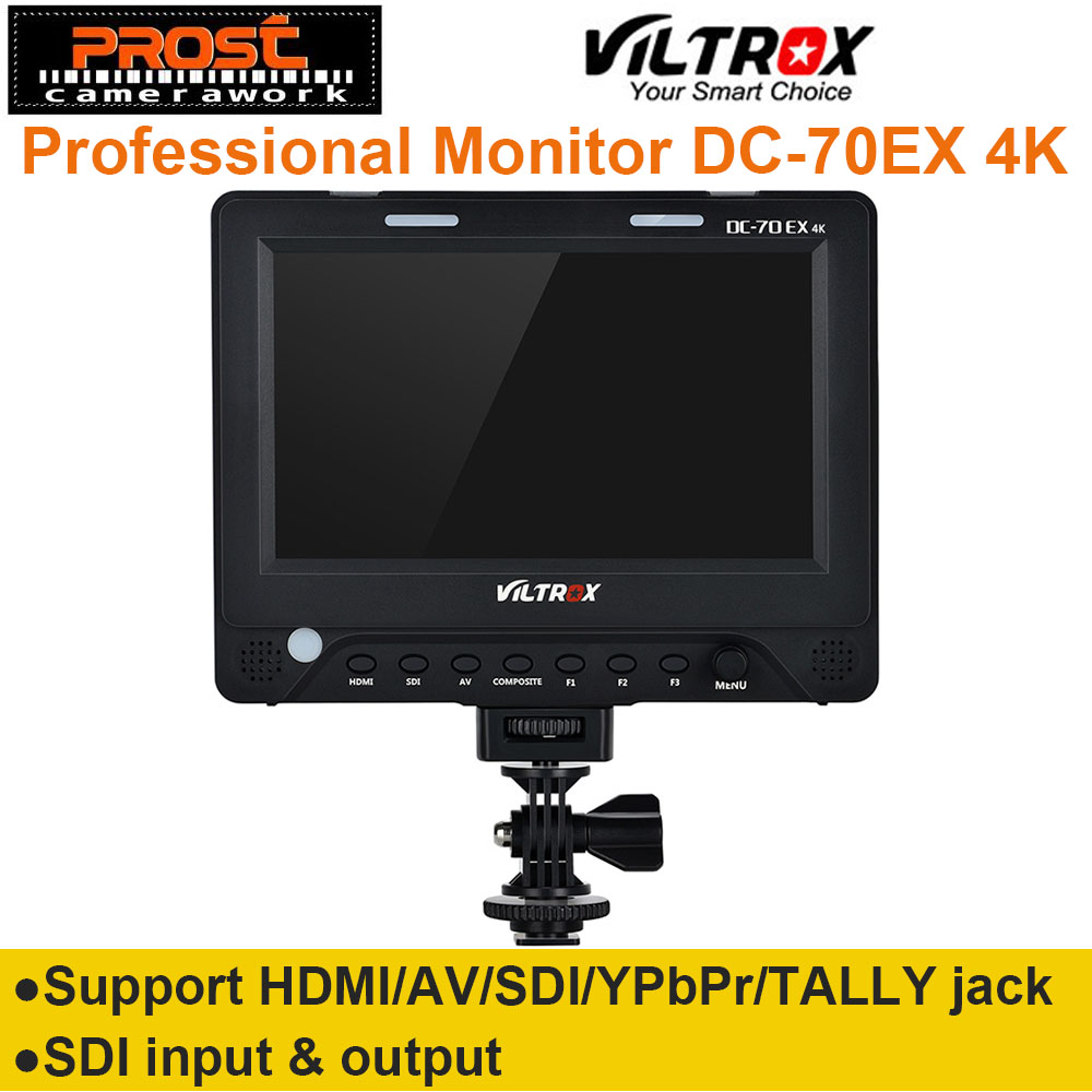 7 Viltrox DC-70EX 4K HD Clip-за HDMI/SDI/AV Влез Излез Камера за Видео LCD Монитор Екранот за Canon Nikon Pentax Олимп