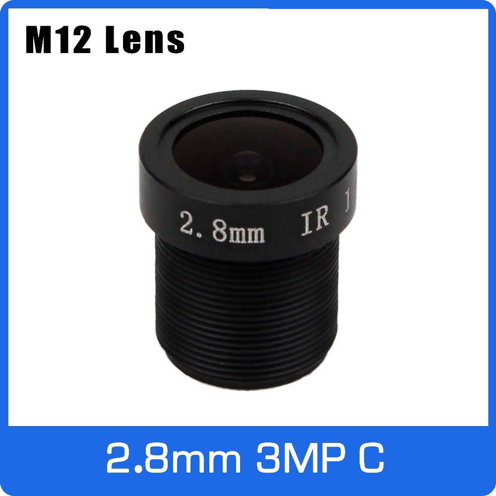 3Megapixel М12 Фиксна 1/2.7 инчен 2.8 mm 140 Широк Агол CCTV Леќа За HD 1080P Камера за видео надзор Бесплатен Превозот
