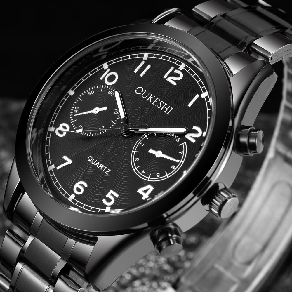 Нов Луксузен Мажите Кварц Целосна челик види топла продажба бизнис рачен часовник најдобри квалитетни нерѓосувачки челик