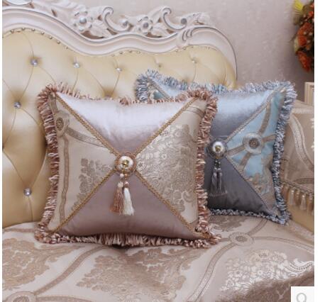 Нов high-end луксузни Европската перница перница кожа троседот перница lumbar покриваат голем назад перница покрие прилагодување