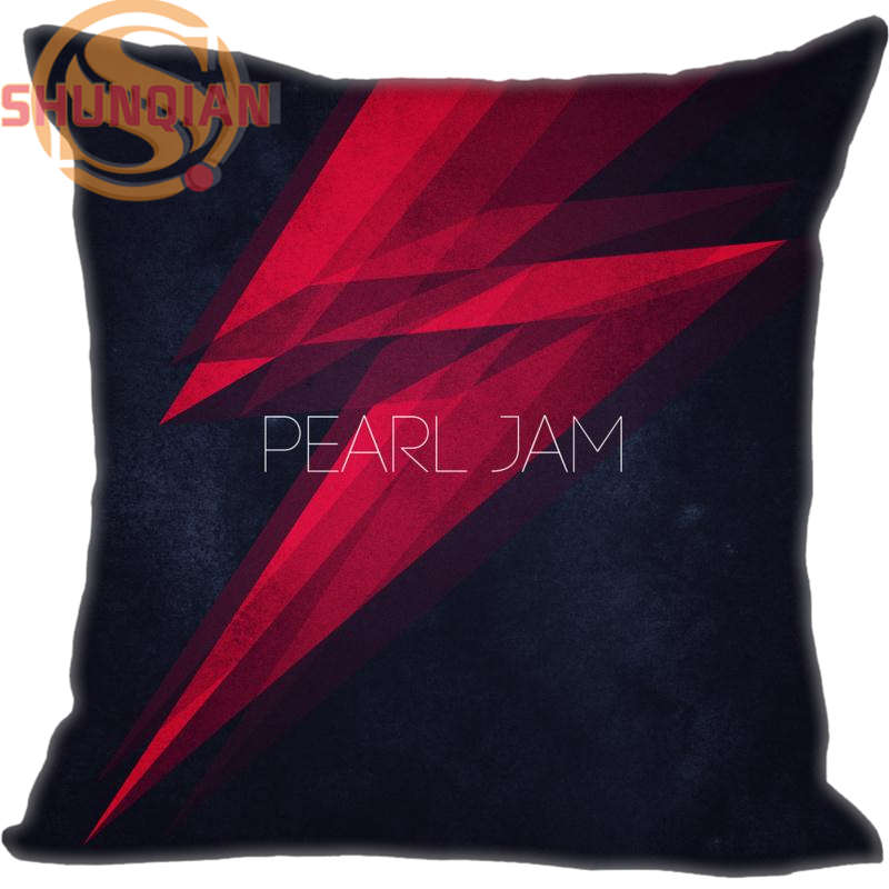 Најдобри Pearl Jam Pillowcase Свадба Декоративни Перница Покрие Обичај Подарок За (Две Страни) Печатени Навлаки A3.11