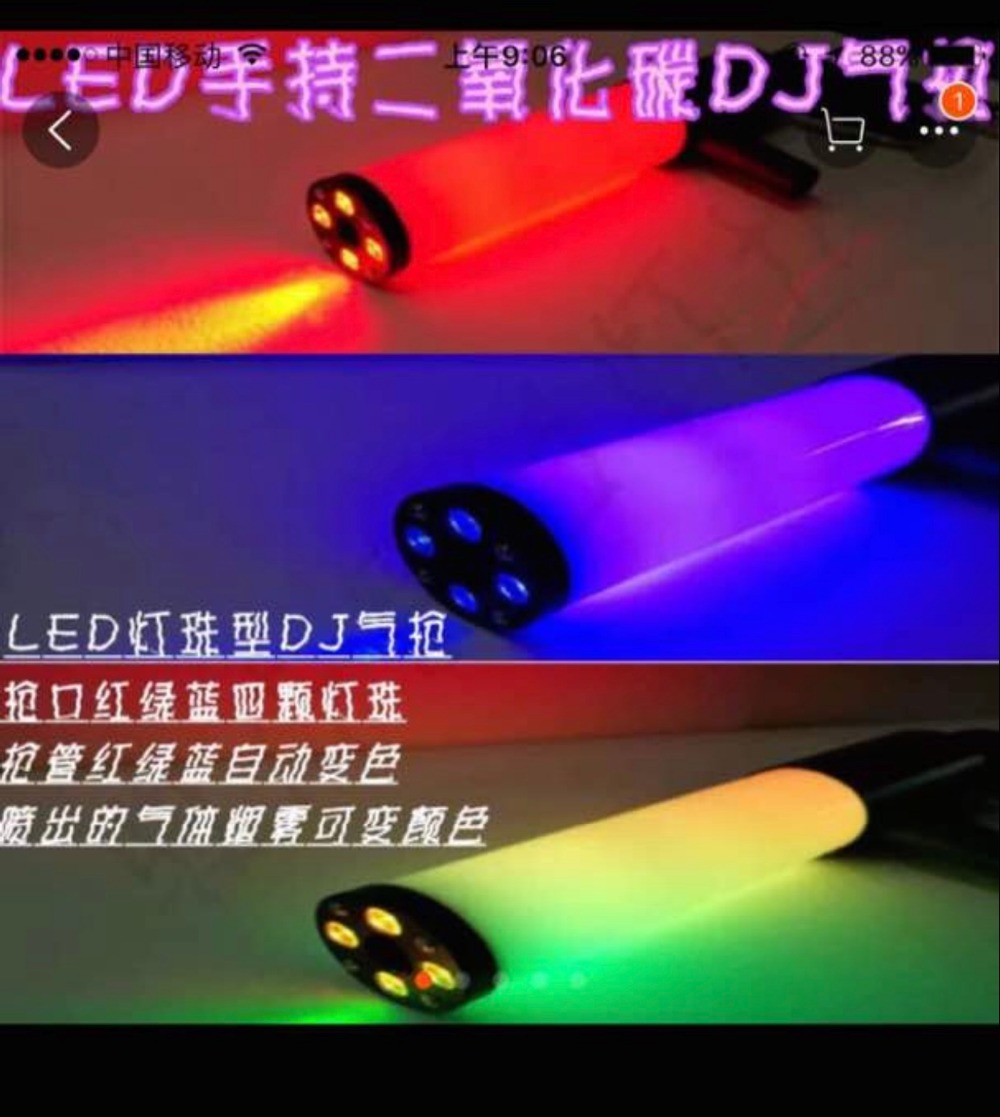 LED CO2 ПИШТОЛ за LED робот костим/одговараат на