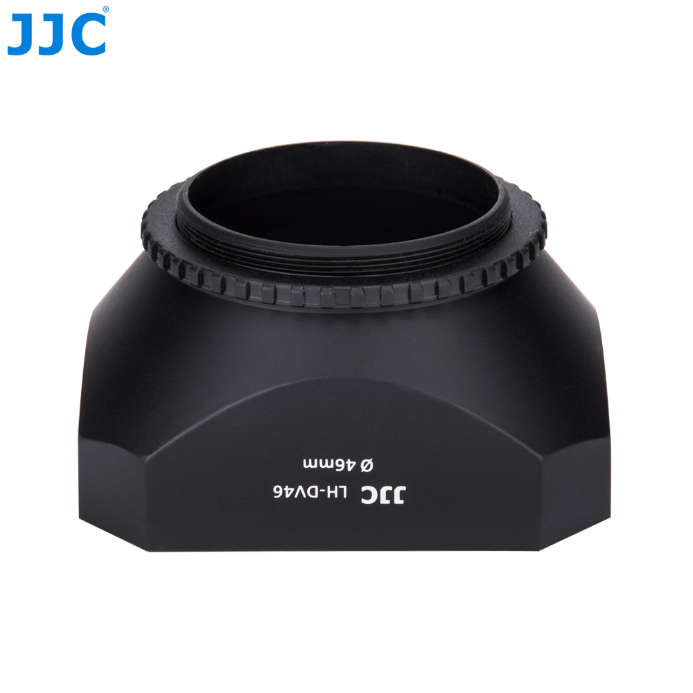 JJC 46mm видео камера DV Завртка Худ Видео Камерата Леќи на Аспираторот Со Леќа Капа и Чувар за Canon Sony Panasonic