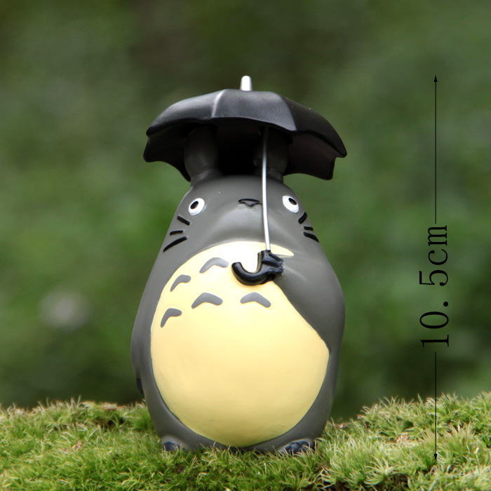 Рака Чадор Totoro DIY Кукла Animiation Акција Фигура Деца Играчки Подарок Минијатурен Модел Кукла Куќа автомобил украси