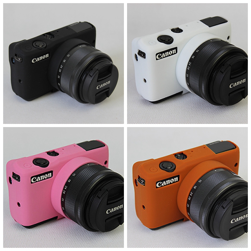 Убаво Мека Силиконска Гума Покрие Случај за Canon EOS M10 Камера Заштитна Тело Случај на Кожата Камера Случај Торба за Canon EOSM10