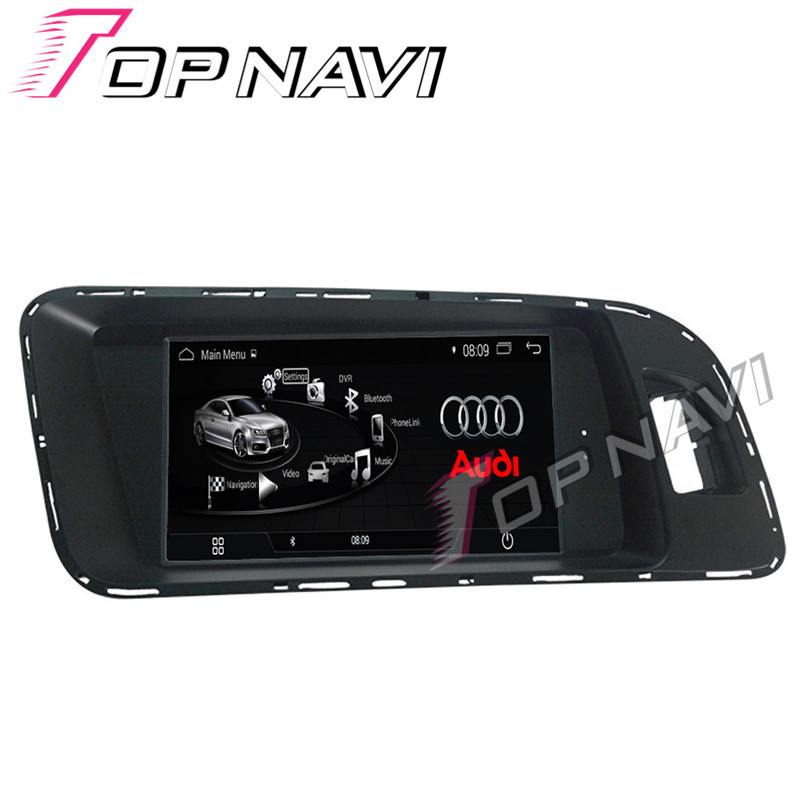 TOPNAVI 7 Андроид 4.4 Quad Core Автомобил GPS Навигација За Ауди А4 А5 П5 Стерео Играч Радио Допир Капацитивни Екран 3G USB 1.6 GHz