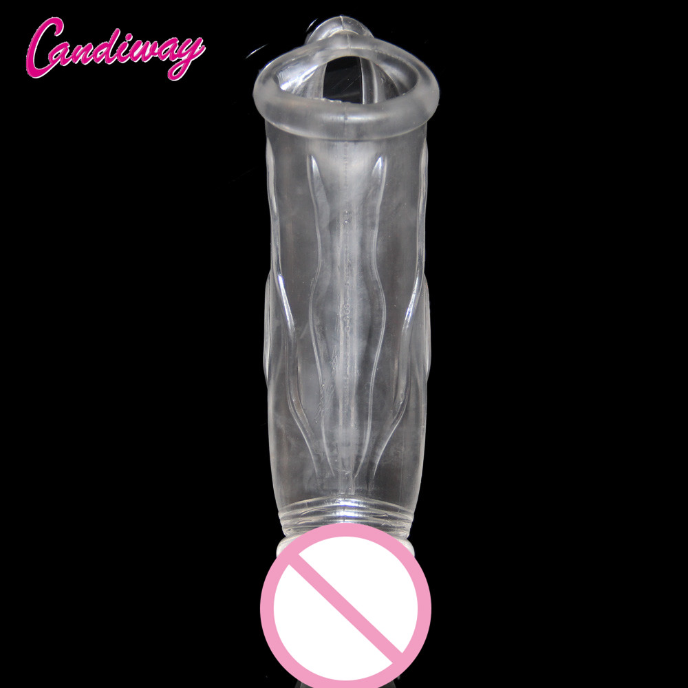 кристал пенисот ракав задоцнување се прошири кондом обновливи петел Двапати Издржливост прстен секс играчки Машкиот пенис ракав extender за големи дилдо
