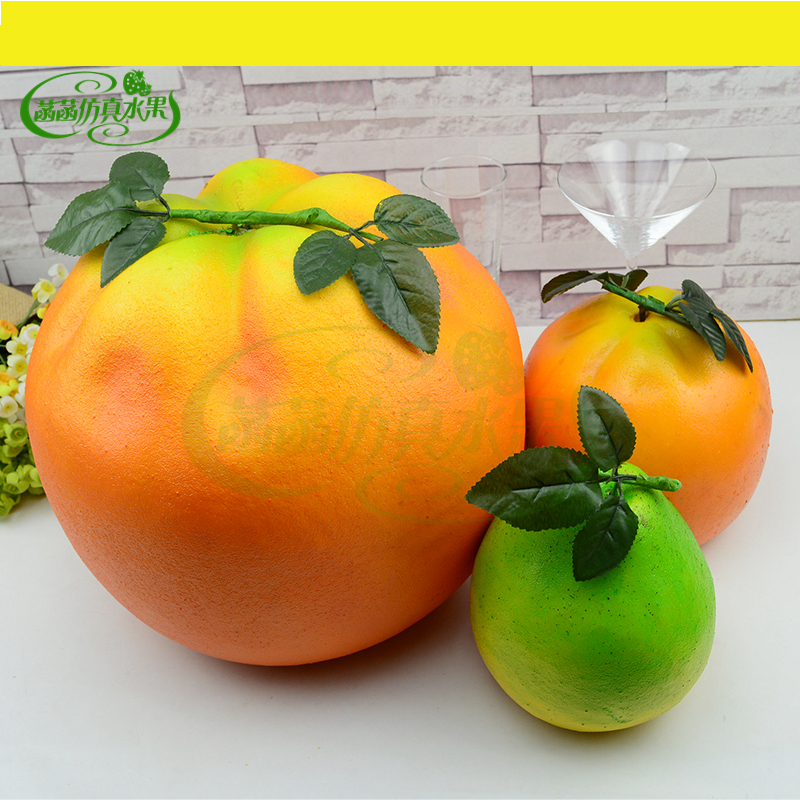 Голем портокал прекумерно пена портокал голема овошје реквизити декорација