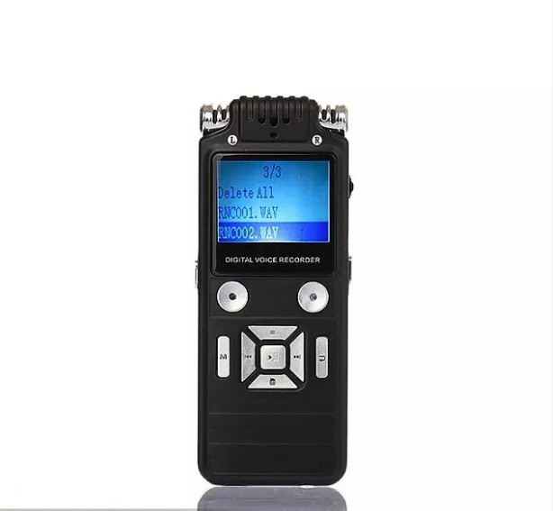 8GB Дигитален Снимач на Глас Dictaphone Голема Црна Професионални Деловни Преносни Dual-core USB Аудио Снимачот На MP3/WAV