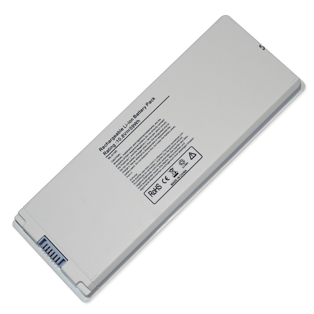 Golooloo 59Wh Сребро лаптоп со Батерија за Apple A1185 A1181 За MacBook 13 MA701 MB061 MB062 MB402 MB403 MB404 MB881 MC374 MC375