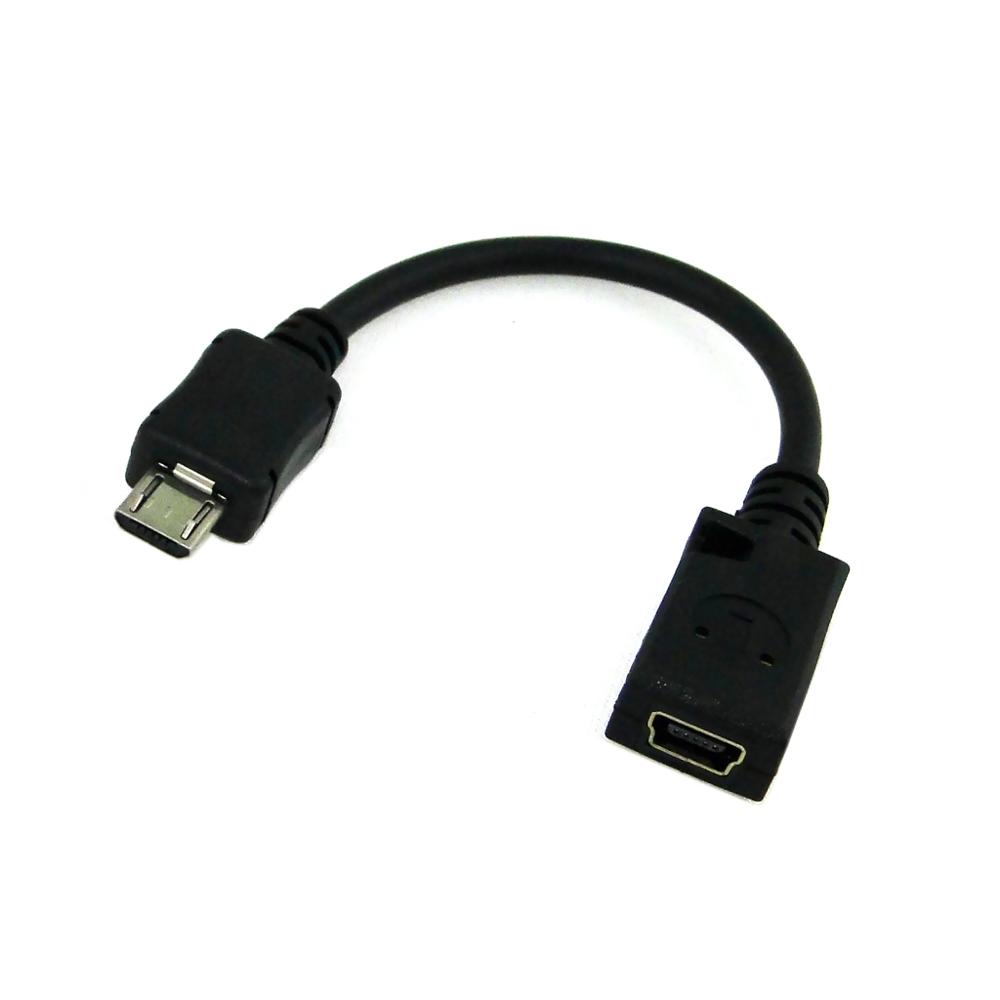 0.1 M Микро USB Машки да Мини USB Женски Адаптер Кабел за Таблет КОМПЈУТЕР/MP3/Видиме /GPS mp4
