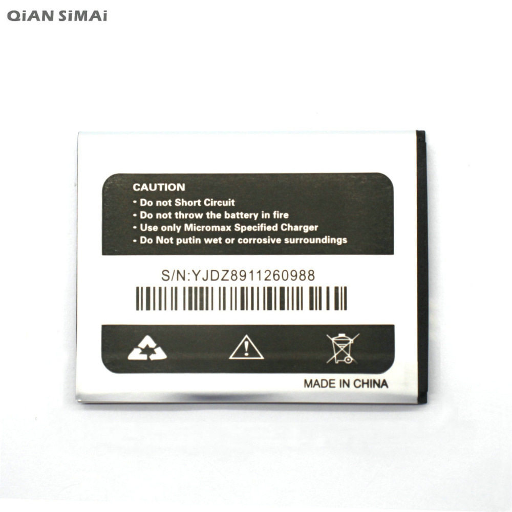 QiAN SiMAi 1pcs висок квалитет Micromax A69 2500mAh Мобилен Телефон Замена на Батеријата Freeshipping+Следење Кодот