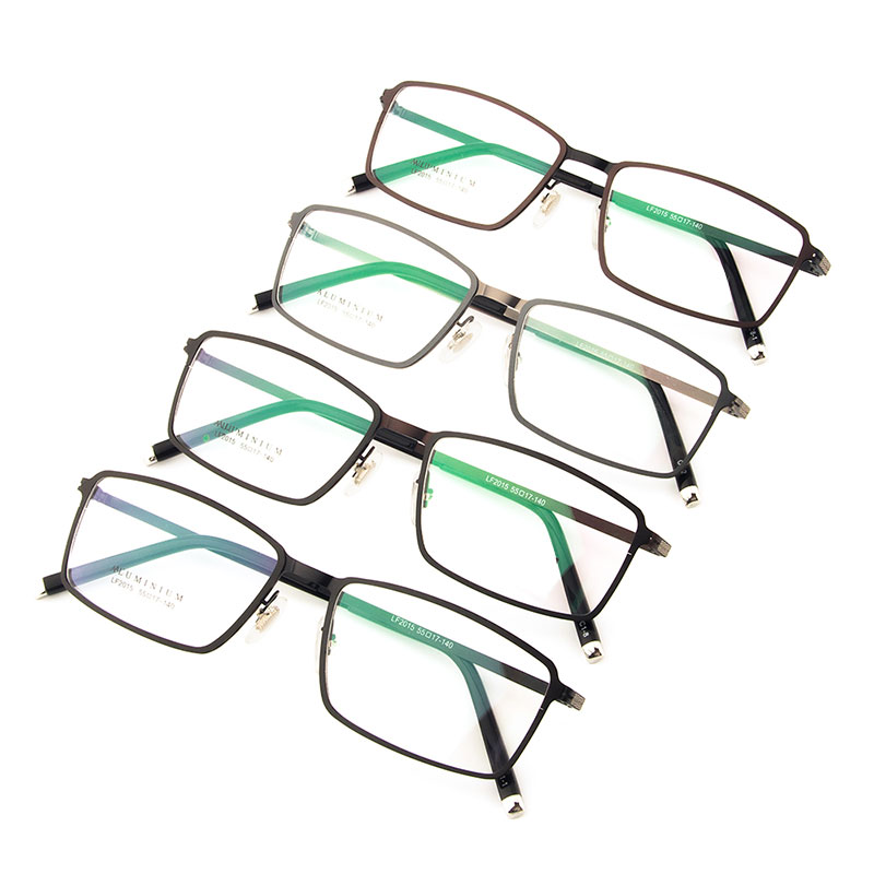 Gmei Оптички LF2015 Метал Целосна Rim Рамка Наочари за Жените и Мажите Eyewear Очила
