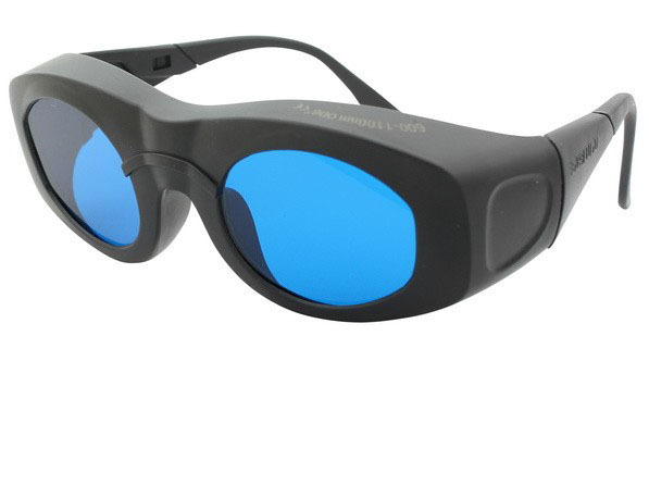 трговија на големо 600-1100nm ласерски безбедност очила, O. D 6+ CE поудобно рамка