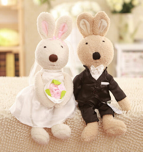 Кендис guo! топла продажба кадифен играчка љубовник Ле сукре зајакот венчаница bunny полнети играчки добар подарок за