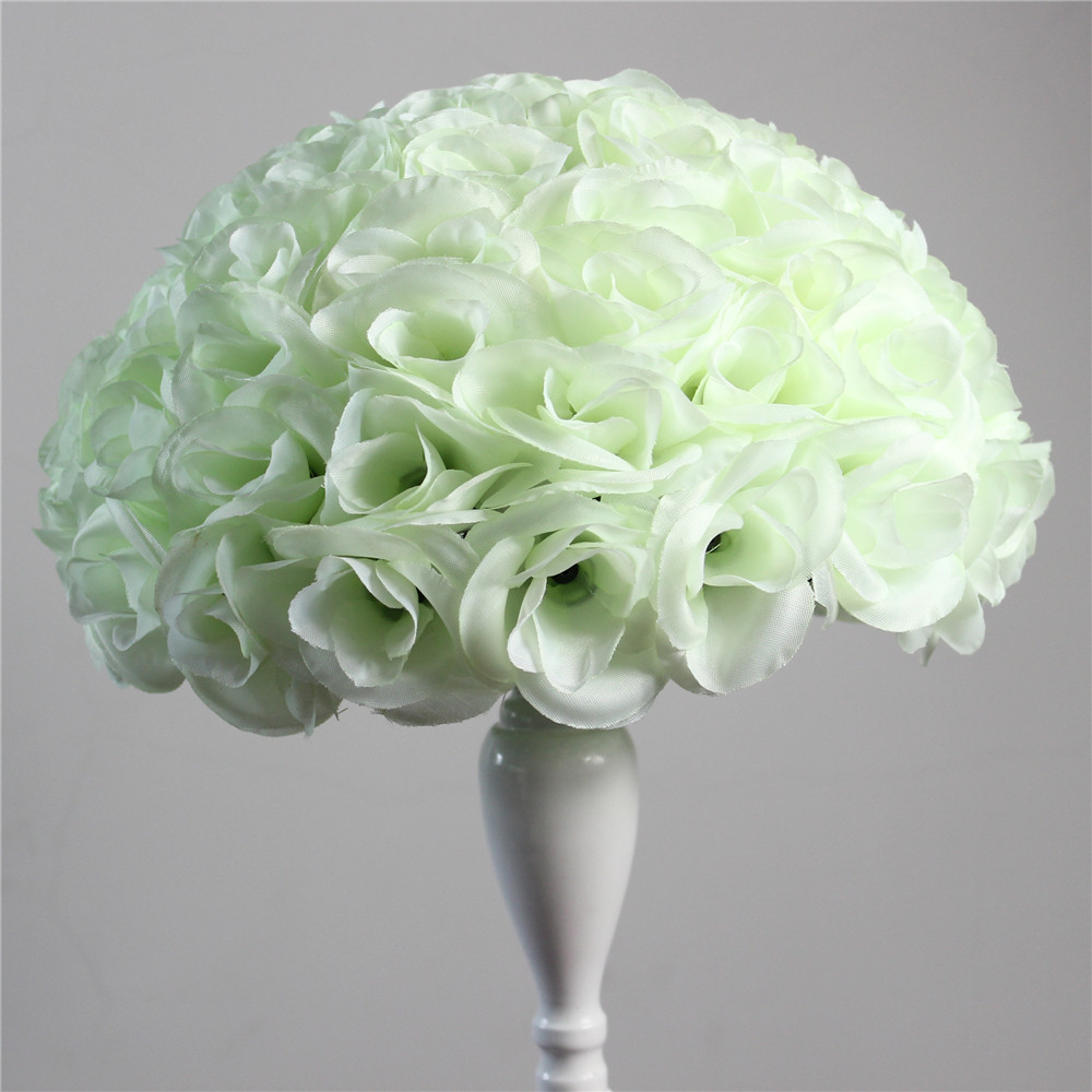 СРН 40cm пластични центар-слонова коска/исклучување бело вештачко цвеќе топката 4pcs/многу,бакнување топката,партија цветни декорации повеќе боја