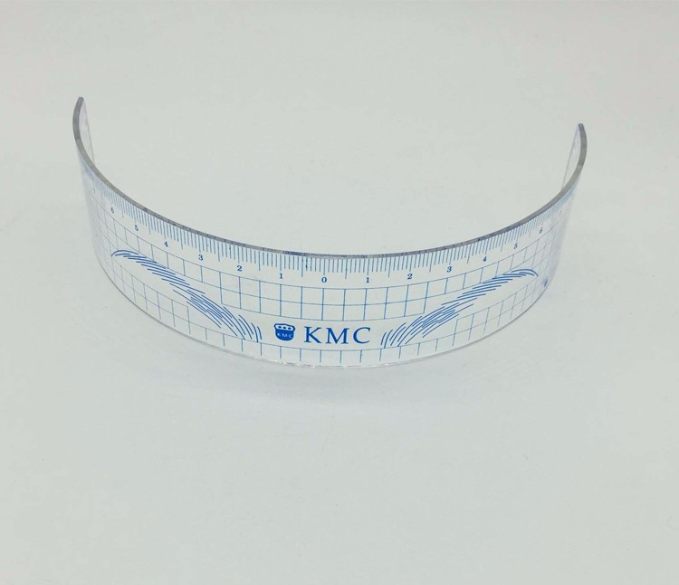 1pcs Трајна Шминка Stencils Пластични Веѓа Владетел KMC Тетоважа Козметички Обликувањето Алатка За Најавете