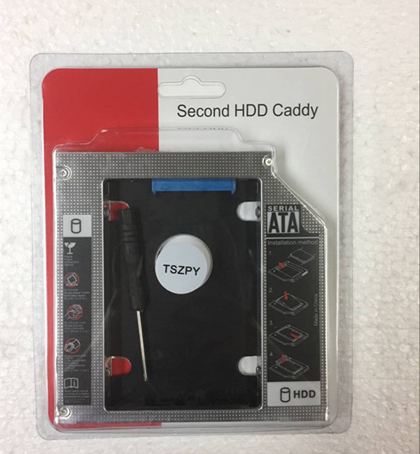 12.7 MM 2 HDD SSD Хард Диск Адаптер за Оптички bay Caddy за Dell 14R 17R N4110 N4020 N4030 N7110 N7010 N5110