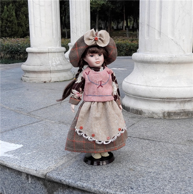 Топла Продаде 41CM Европски Стил Викторија Стил Русија Керамички Класичните Кукла Благородна Порцелански Кукла Висок