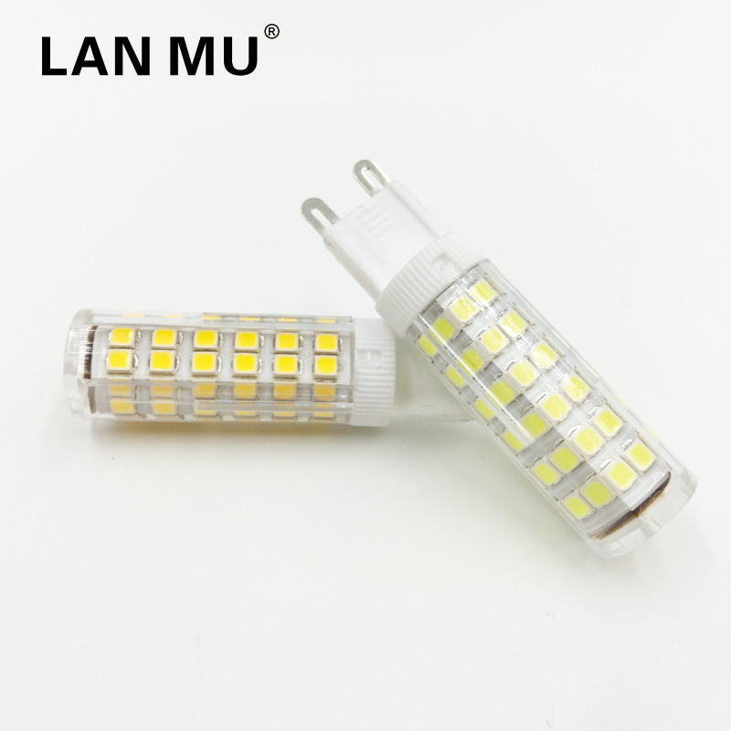 LAN MU G9 ЛЕР Светилки Сијалица, AC напон 220V 230V 240V 3W 4W 5W 7W 2835 SMD Керамичка LED Сијалица го замени Халоген