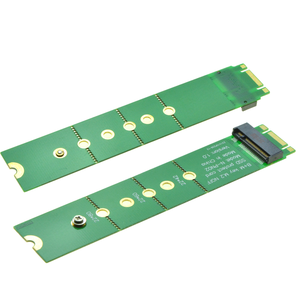 NGFF Б копче Extender Одбор М. 2 SSD Заштити Картичката Тест Алатка PCI-E 2 Лејн Б+M копче 2242 2260 2280 Машки да се