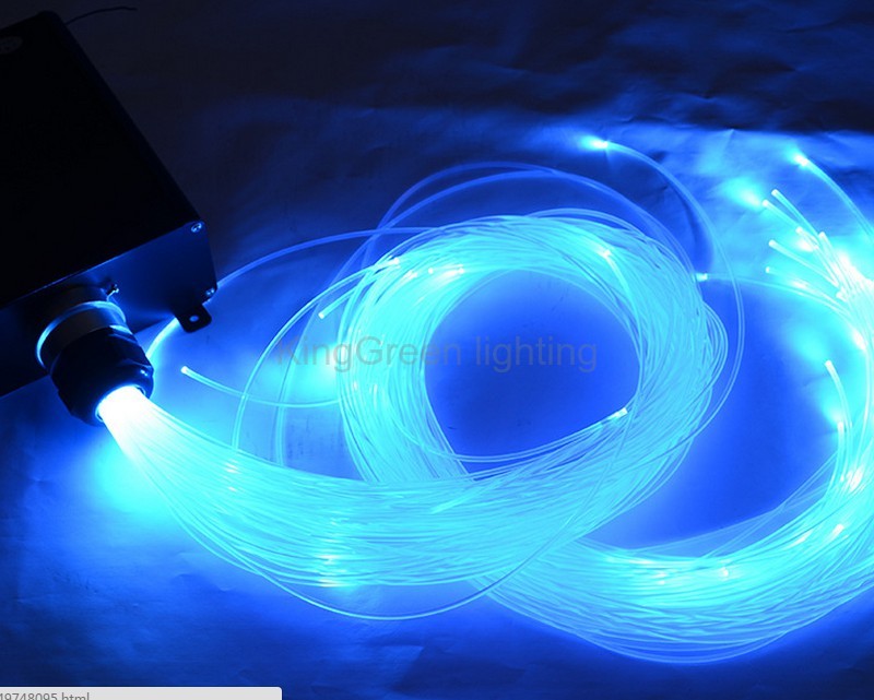 700m/Тркалаат 1.5 мм дијаметар крајот сјај ПММА пластични осветлување оптички влакна кабел изразат бесплатен превозот