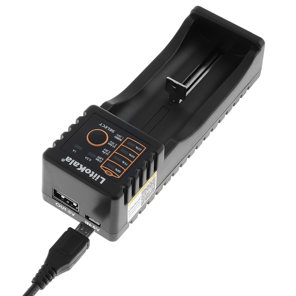 USB Паметен Полнач со LED Индикатор за 1.2 V 3.7 V 3.2 V 3.8 V АА ААА 26650 18650 18350 17500 14500 16340 25500 baterie