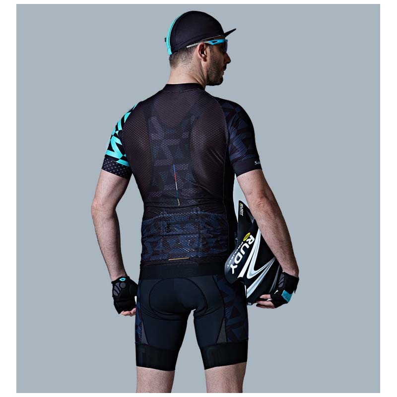 Santic Велосипедизам Џерси 2017 Кратко Sleeve Анти-пот Велосипед Џерси Дише Про Тим Планински Велосипед Џерси Camisetas