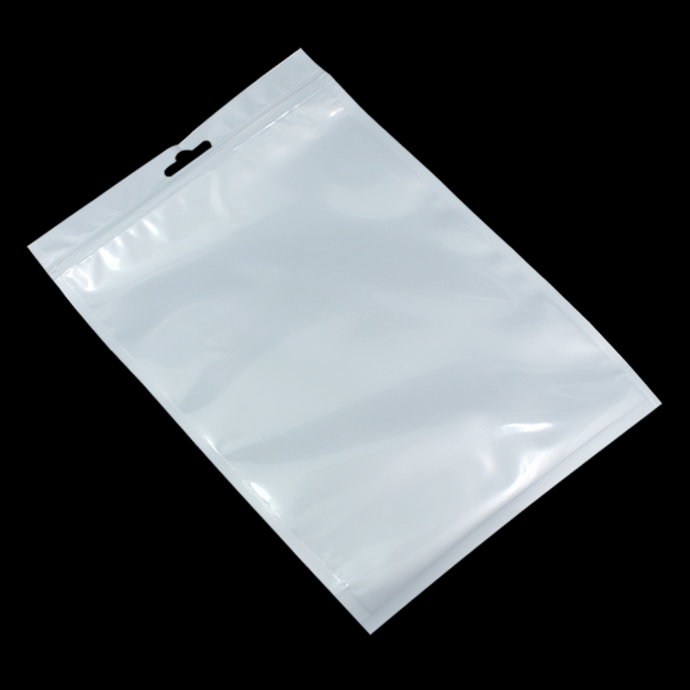 18*26cm Бела/Јасни Вентил Resealable Патент Пластични Мало Пакување Поли Торба, Ziplock Zip Заклучување Торба Мало Складирање
