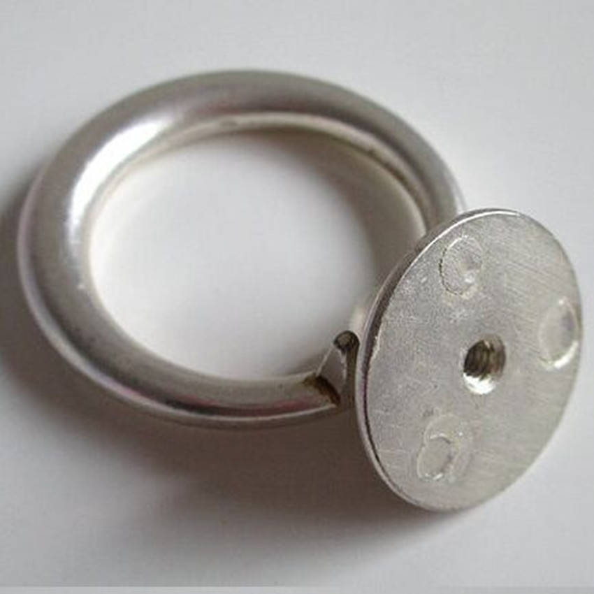 гроздобер катастрофа сребрена капка прстени drwer кабинет копчиња повлекува антички сребрен салон, кујна кабинет вратата
