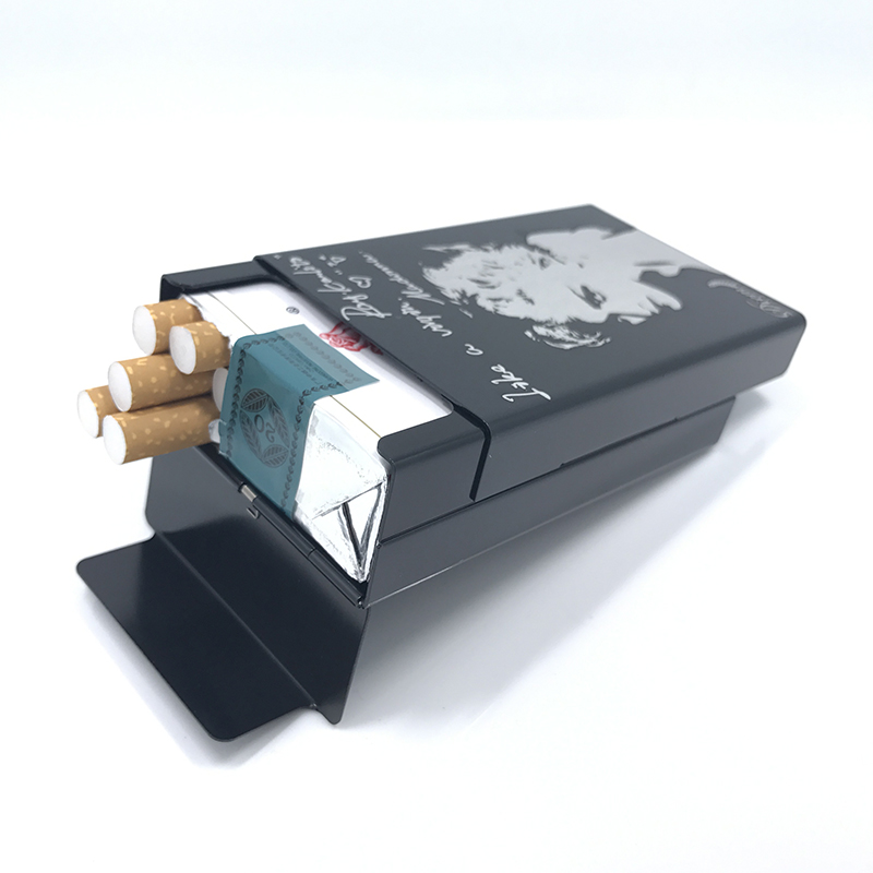 Имаат Бесплатен Дар Maple Leaf Алуминиум Легура Цигара Метална Кутија Цигари Случај Sigarette Doosje Случај Цигара Покрие Складирање Кутија
