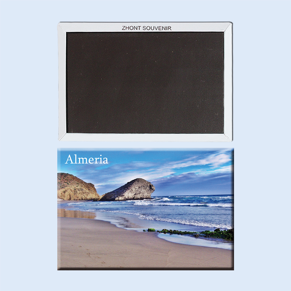 Брановите и песок Алмерија Шпанија 22955 Магнетни фрижидер Патување сувенири