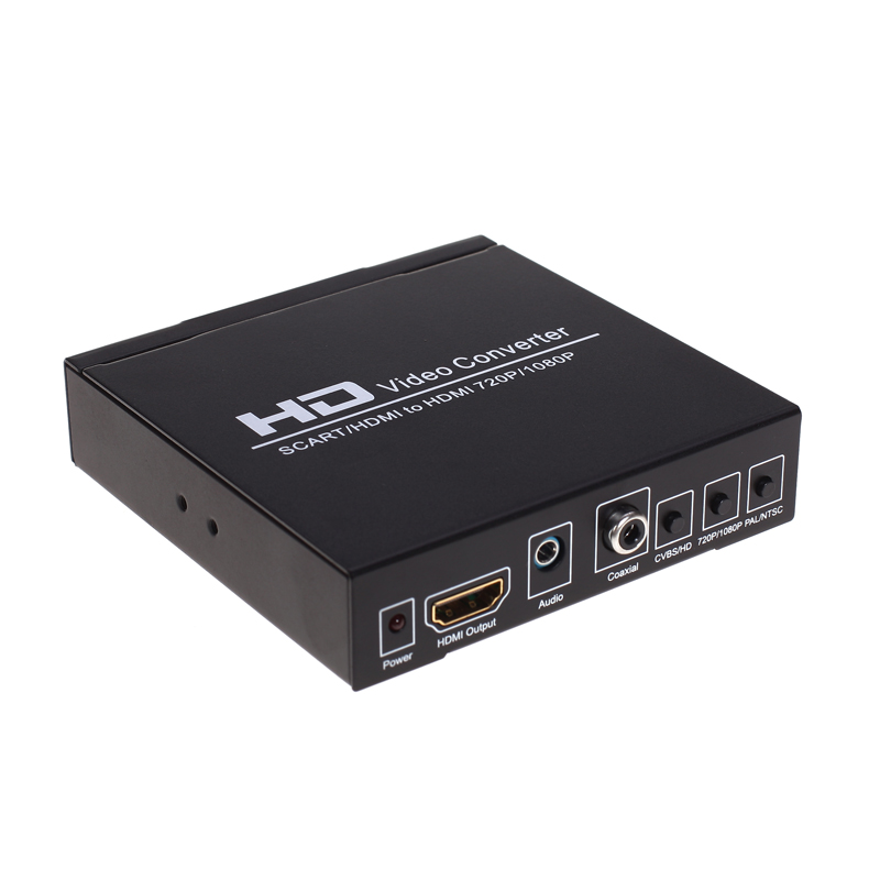 scart да HDMI Конвертор HDMI HD Видео Конвертор HDMI Конвертор Адаптер 480I(NTSC)/576I(PAL) 720P/1080P За ТВ DVD