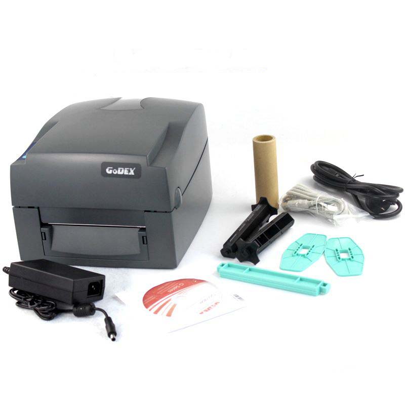 Godex лента печатач G500U 203dpi термички баркод етикета USB printer налепници хартија облека висат ознака Impressora multifuncional