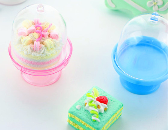 12pcs/многу Мини торта пакување десерт снек девојка срцето транспарентен капак бонбони кутии работа покритие снимањето