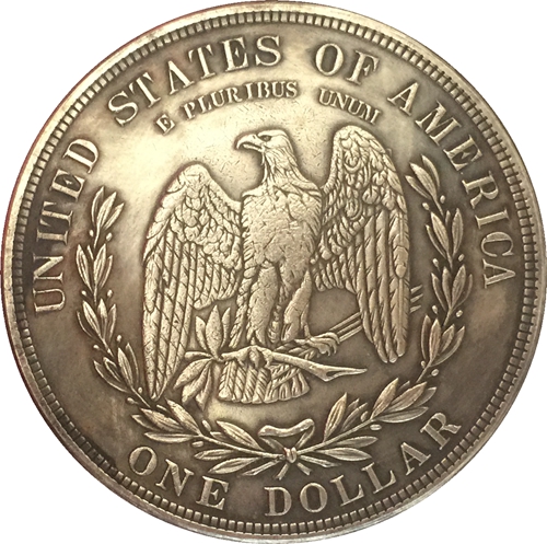 1879 сад $1 Долар монети КОПИЈА БЕСПЛАТЕН ПРЕВОЗОТ Тип 2