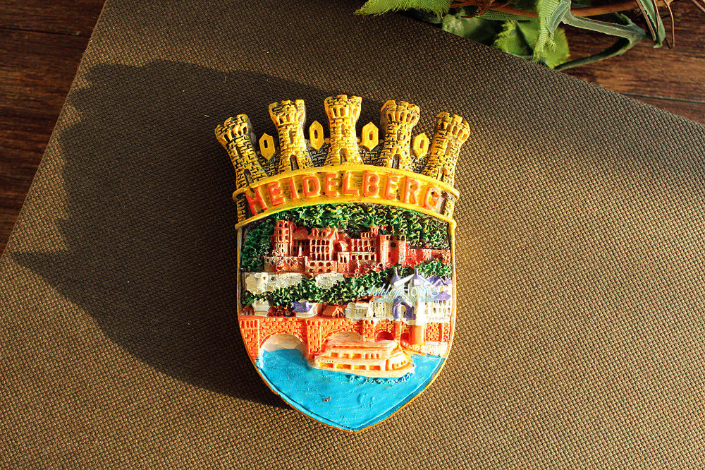 Хајделберг, Германија Туристички Патувања Сувенири 3D Смола Фрижидер Магнет Занает ПОДАРОК ИДЕЈА