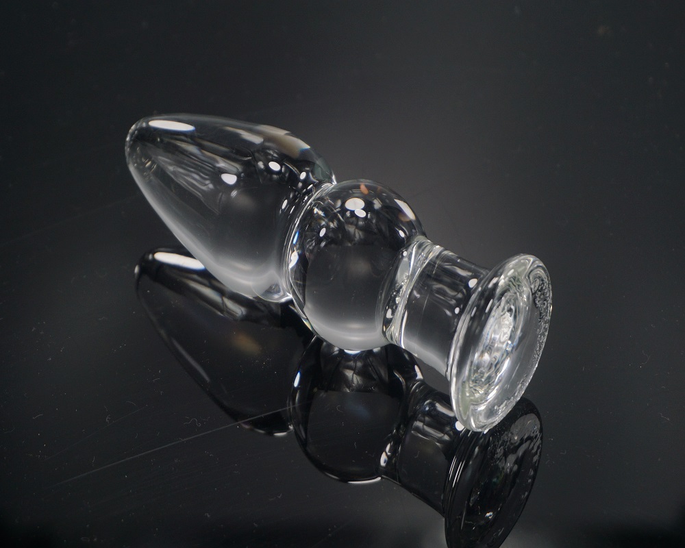 Pyrex стакло анален plug дилдо кристал задник plug секс играчки