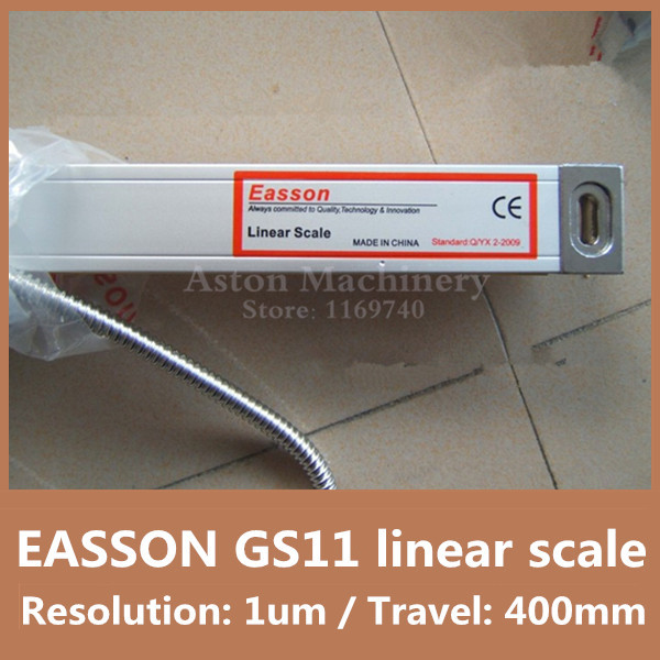 Висок Квалитет, Висока Прецизност Струг додатоци линеарна скала EASSON GS11 стакло скала енкодер 0.001 mm 400mm оптички