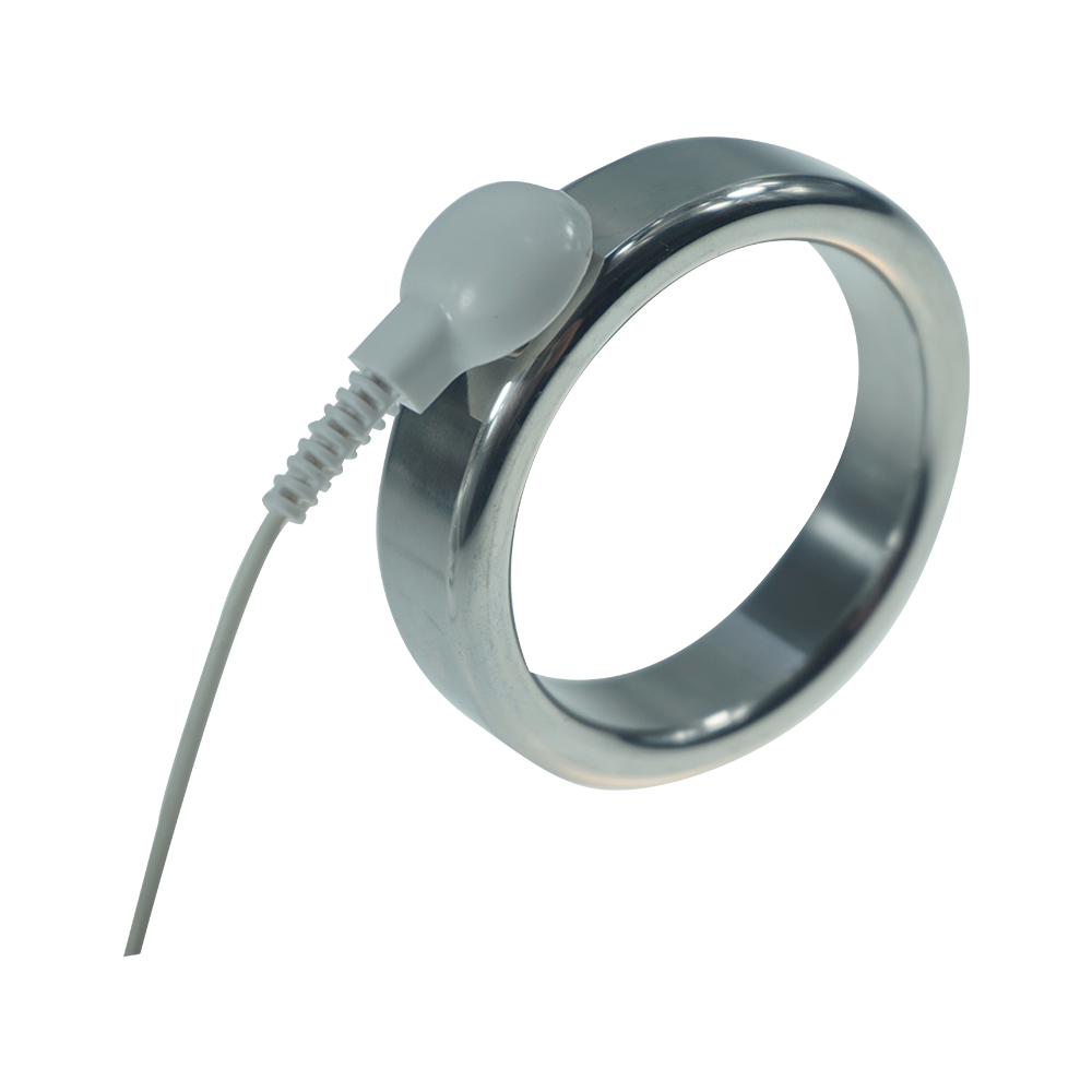 DIY 5sizes за да изберете електричен шок од не ' рѓосувачки челик пенисот петел прстен вибратор метал електро стимулација
