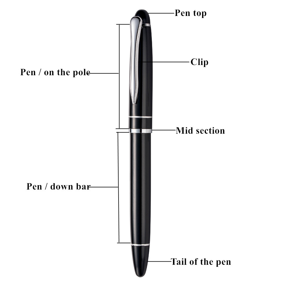 2017 нови пенкало канцелариски метален канцелариски гел пенкало училиште снабдувањето со црно пенкало бизнис подароци потпис пен