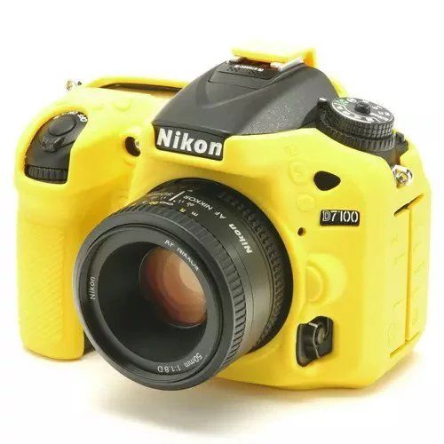 Камерата Покрие Убаво Мека Силиконска Гума Камера Заштитна Тело Покрие Случај Оклоп Кожата На Телото Случај Покрие Торба За Nikon D7200 D7100