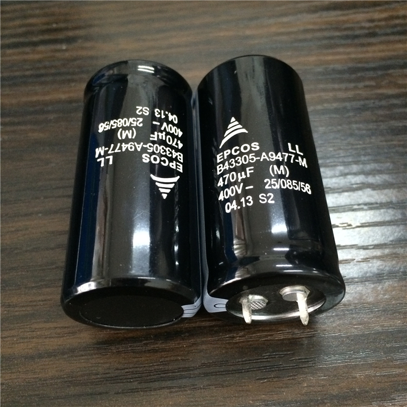 2 парчиња 470uF 400V EPCOS B43305 Серија 25x50mm 400V470uF ПСУ Алуминиум Electrolytic кондензатори