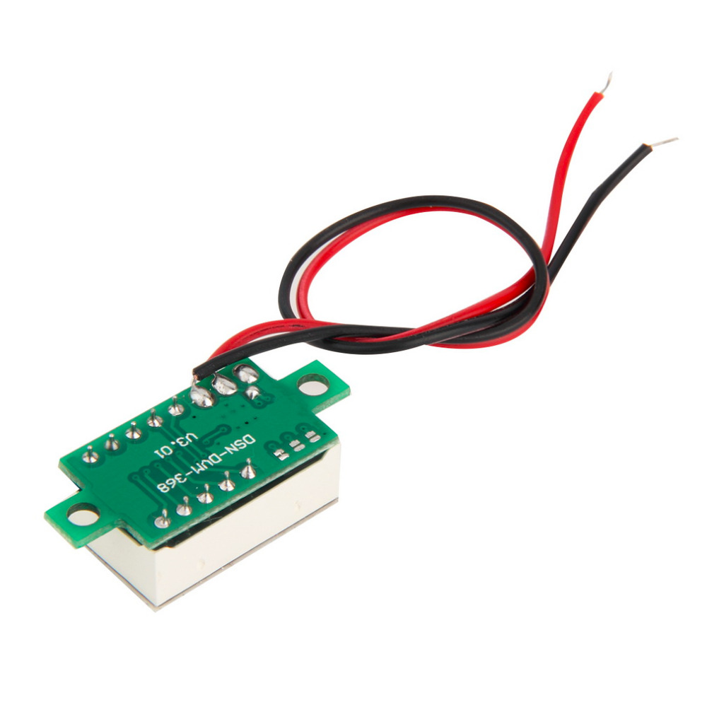1pc Мини Црвени LED Панел волтметар 3-Дигитални Прилагодување Voltmeter Бесплатен Превозот 3-Дигитални Прилагодување