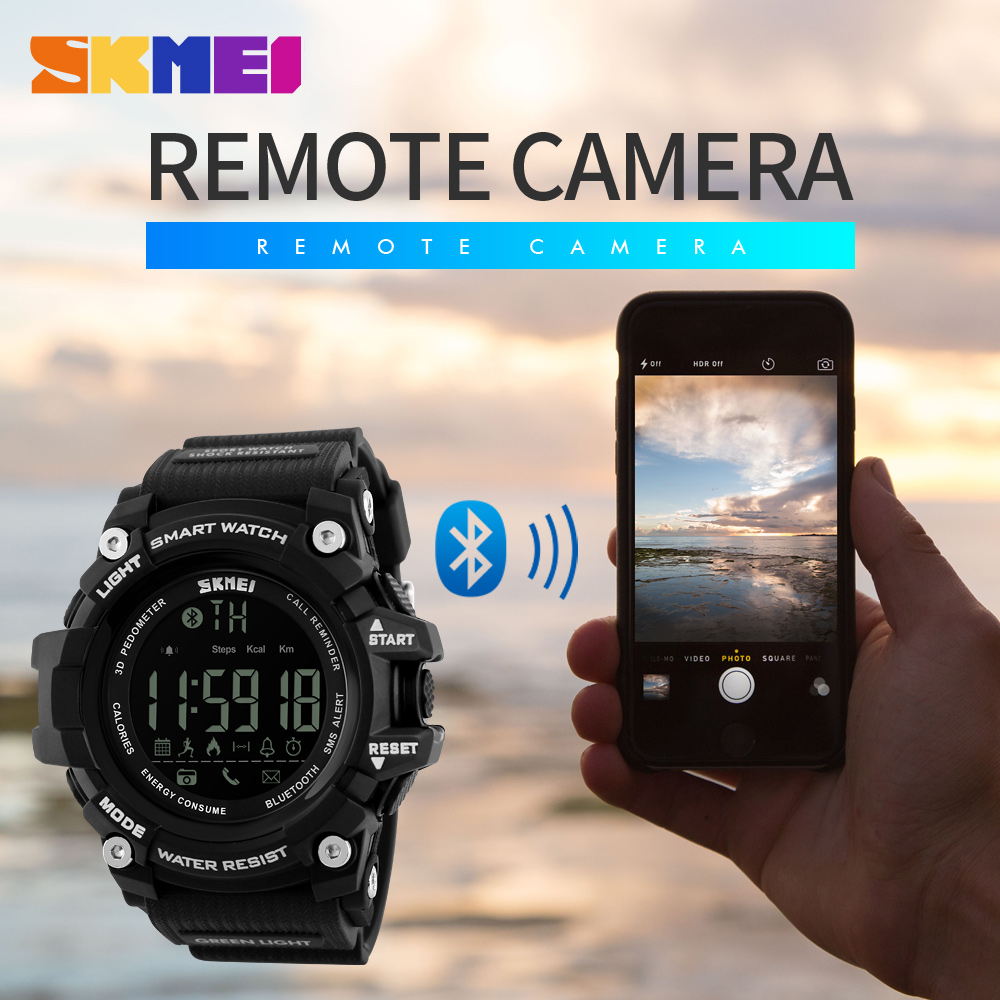 SKMEI Smart Watch Мажите Мода Отворено Спорт Дигитални Часовници Фитнес Тракер Bluetooth IOS Android 4.0 Зглоб види Мажи Жени